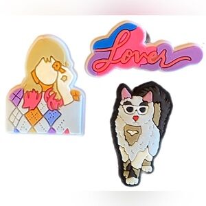 3pc Taylor Swift “Lover” Croc snaps